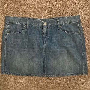Denim Mini Skirt